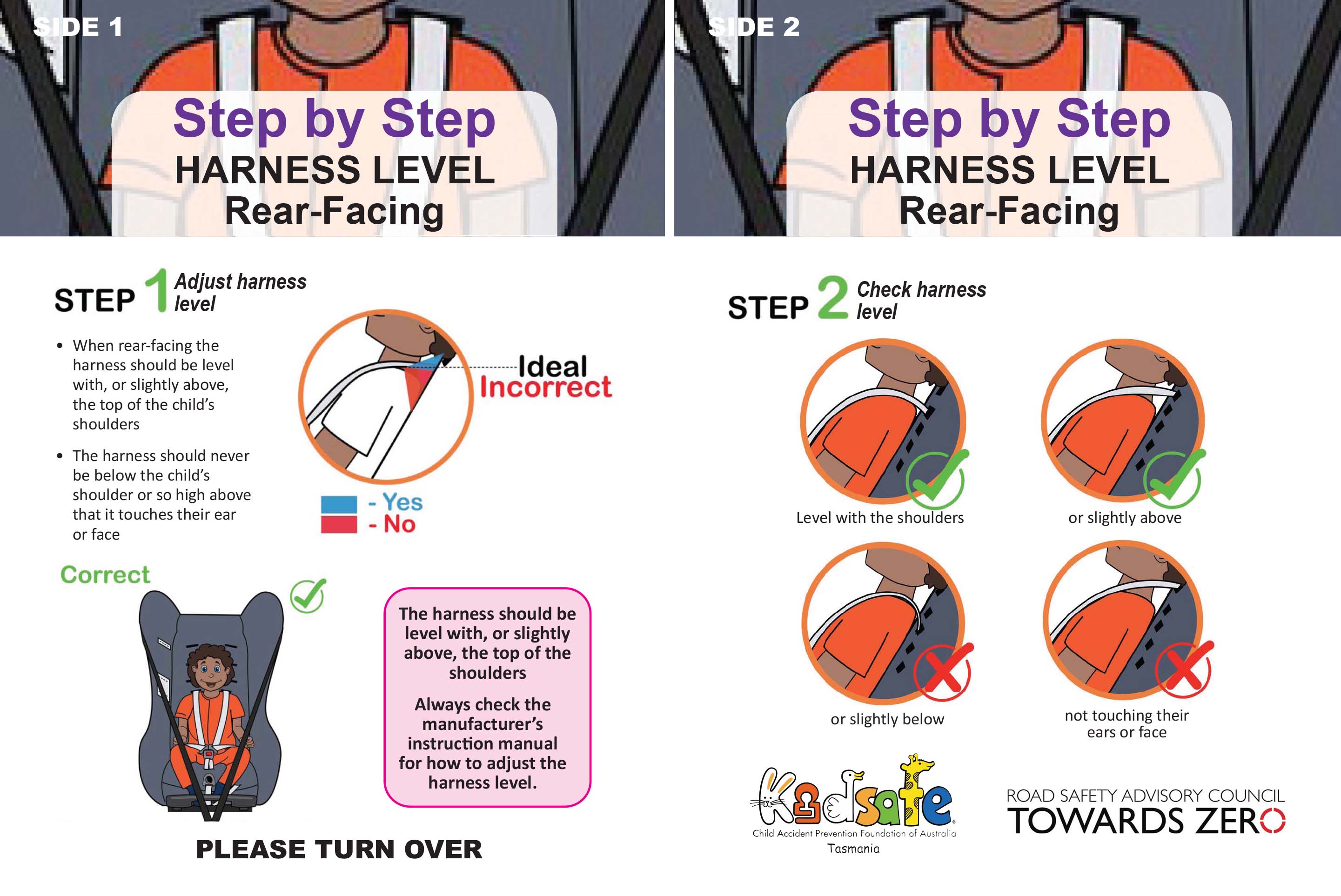 Harness Level Rear Facing SP